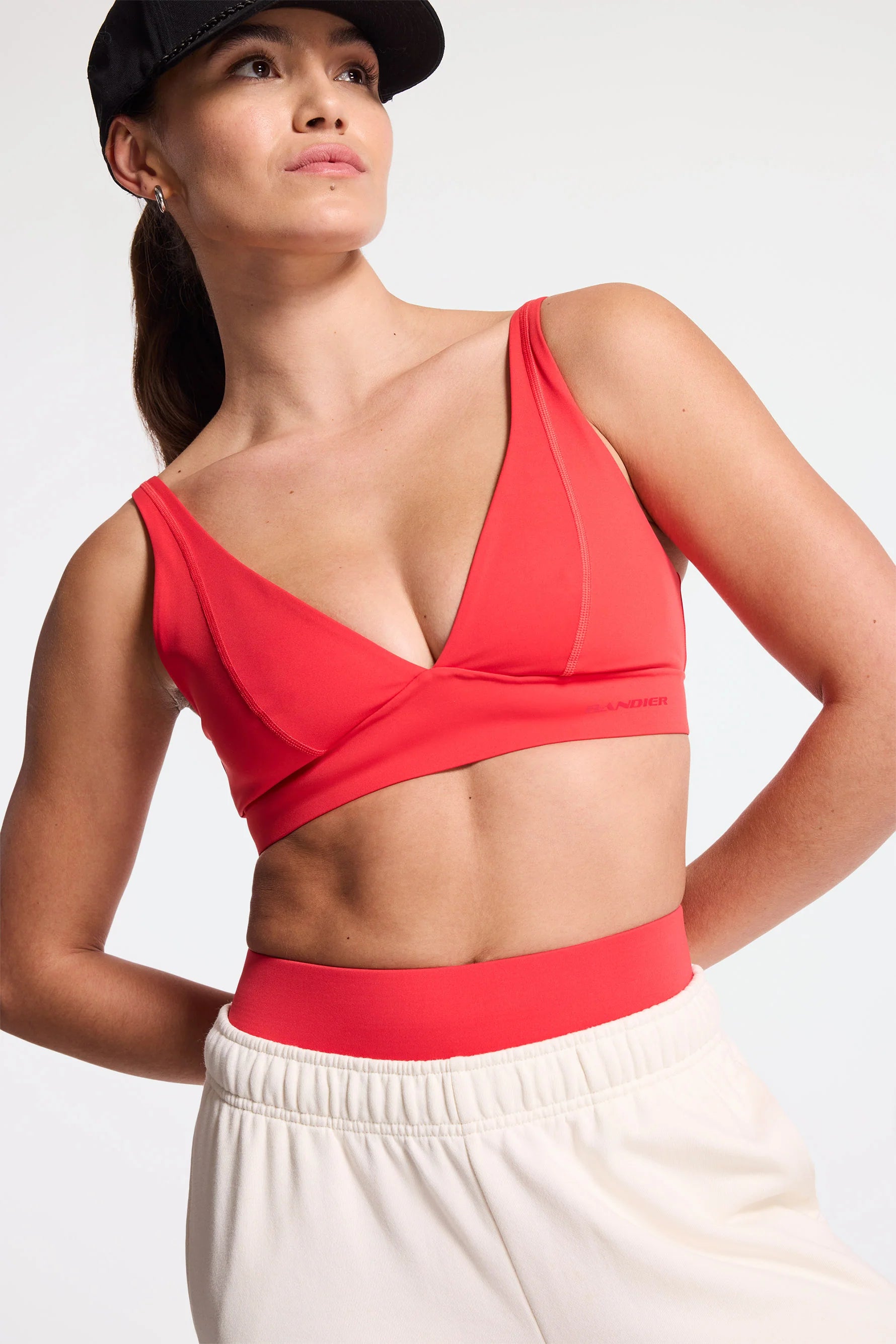 Bandier All Motion V-Neck Plunge Bra