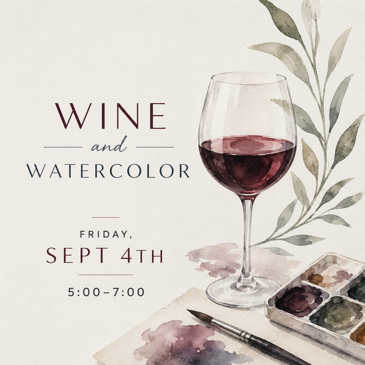 9.4 Wine and Watercolor