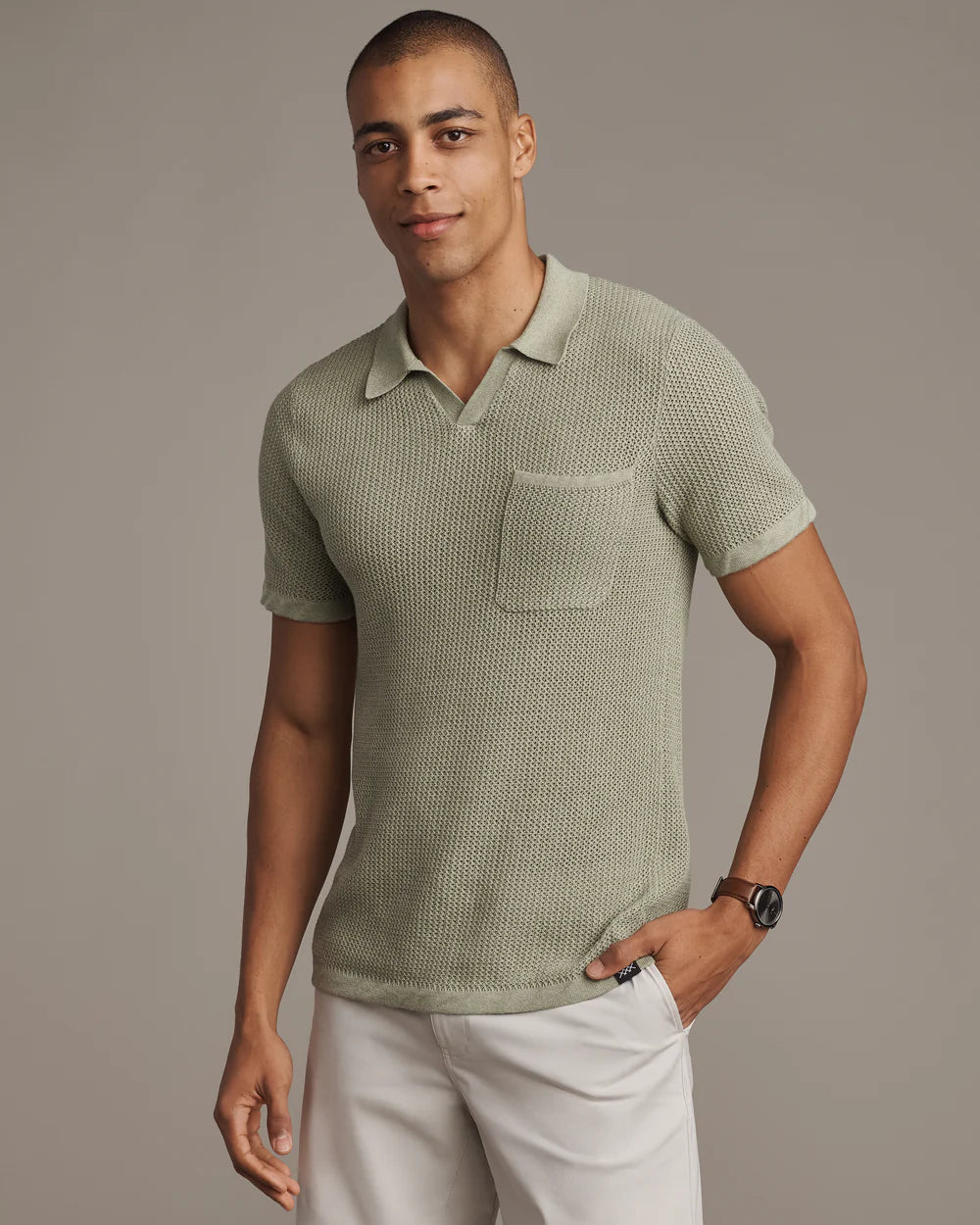 Rhone Coastal Johnny Collar Polo