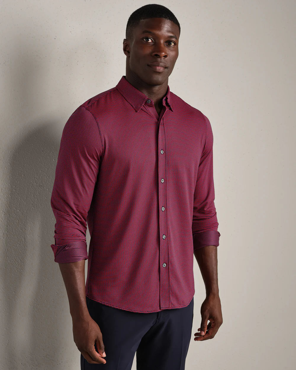 Rhone Commuter Shirt-Slim Fit Navy/Red Sharkstooth / Medium Rhone Commuter Shirt-Slim Fit Navy/Red Sharkstooth / Medium