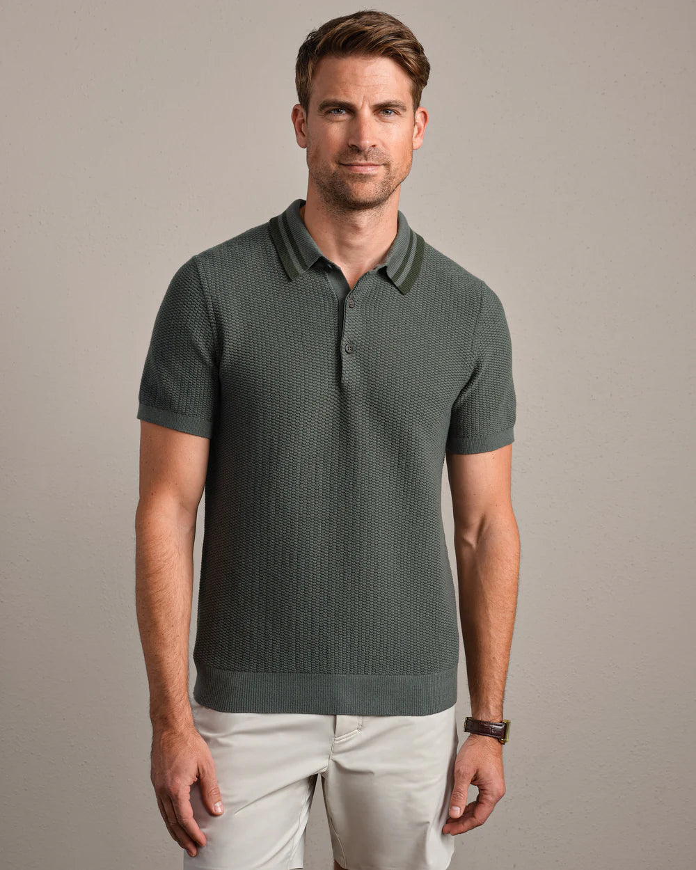 Rhone Fine Knit Sweater Polo