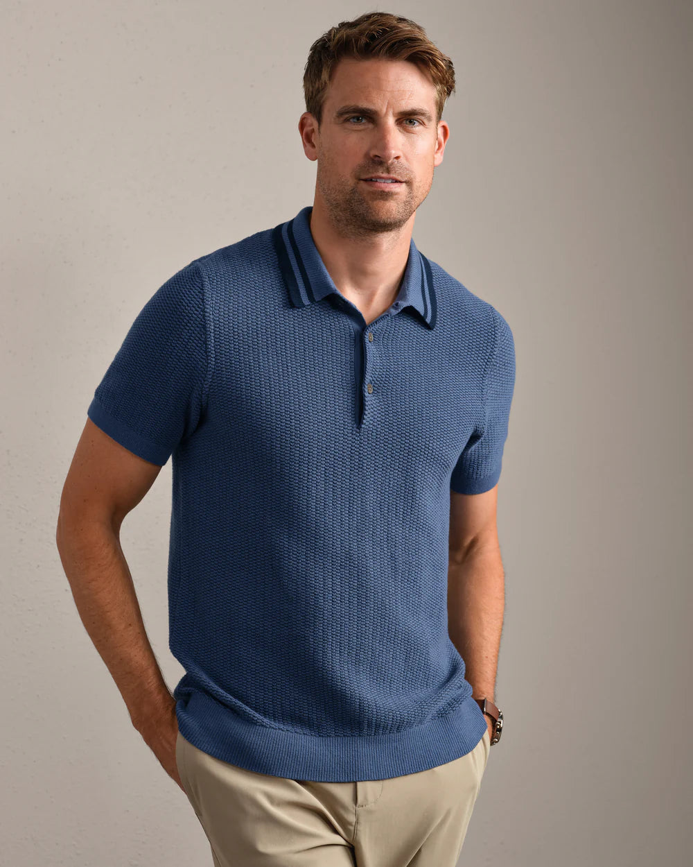 Rhone Fine Knit Sweater Polo