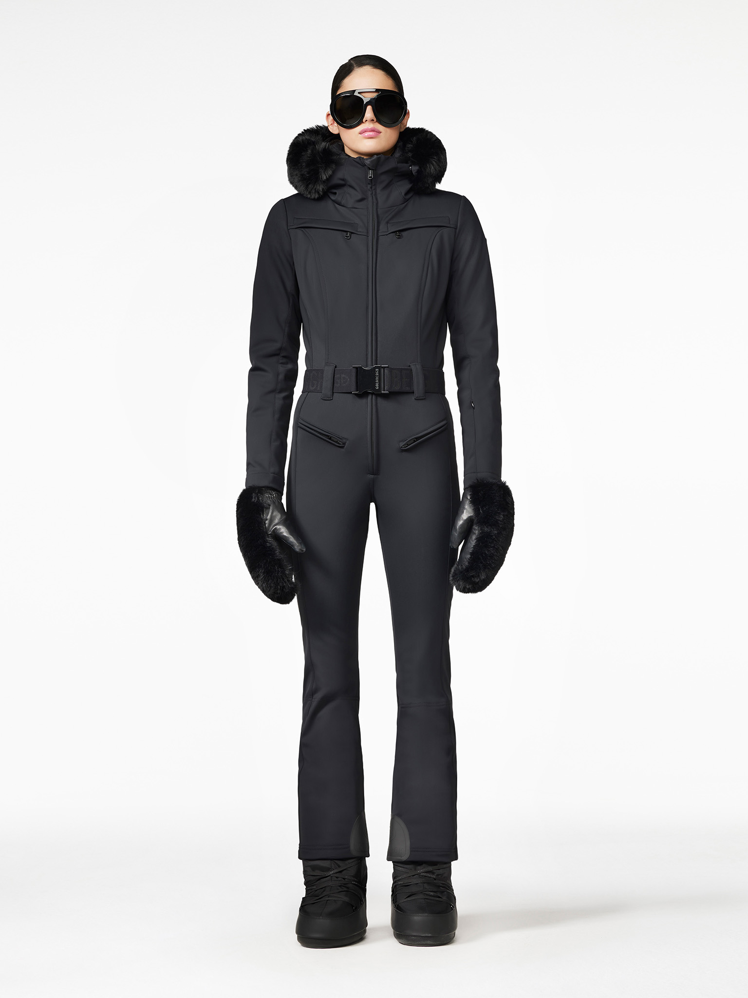 Black ski jumpsuit hotsell