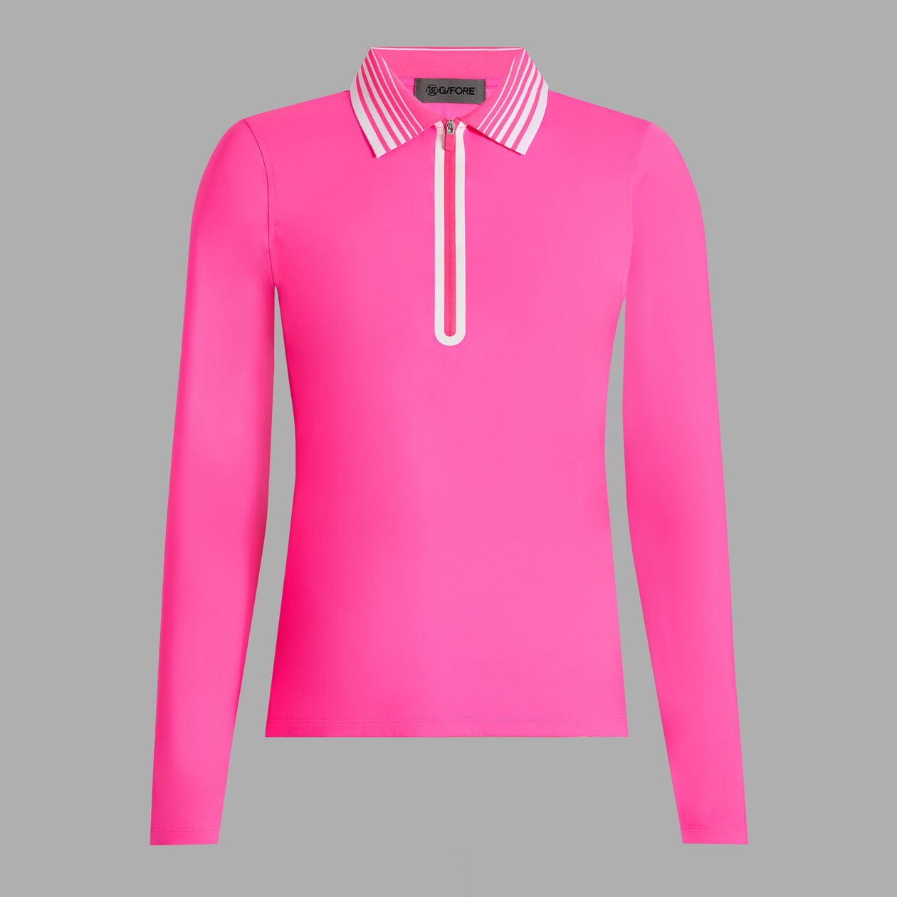 G/Fore Silky Tech Quarter Zip Polo