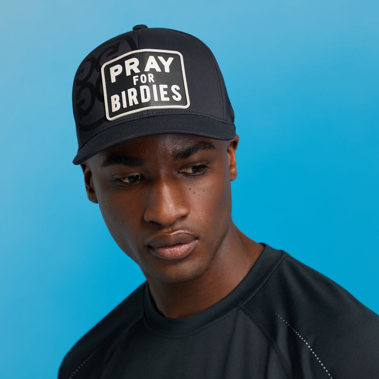 G/Fore Pray For Birdies Patch Perforated Delta Hat