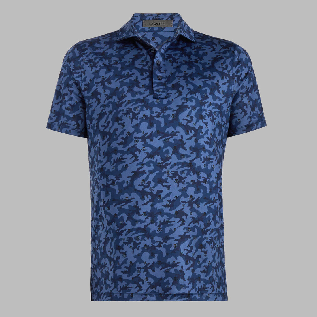 G/Fore Mapped Icon Camo Tech Jersey Polo