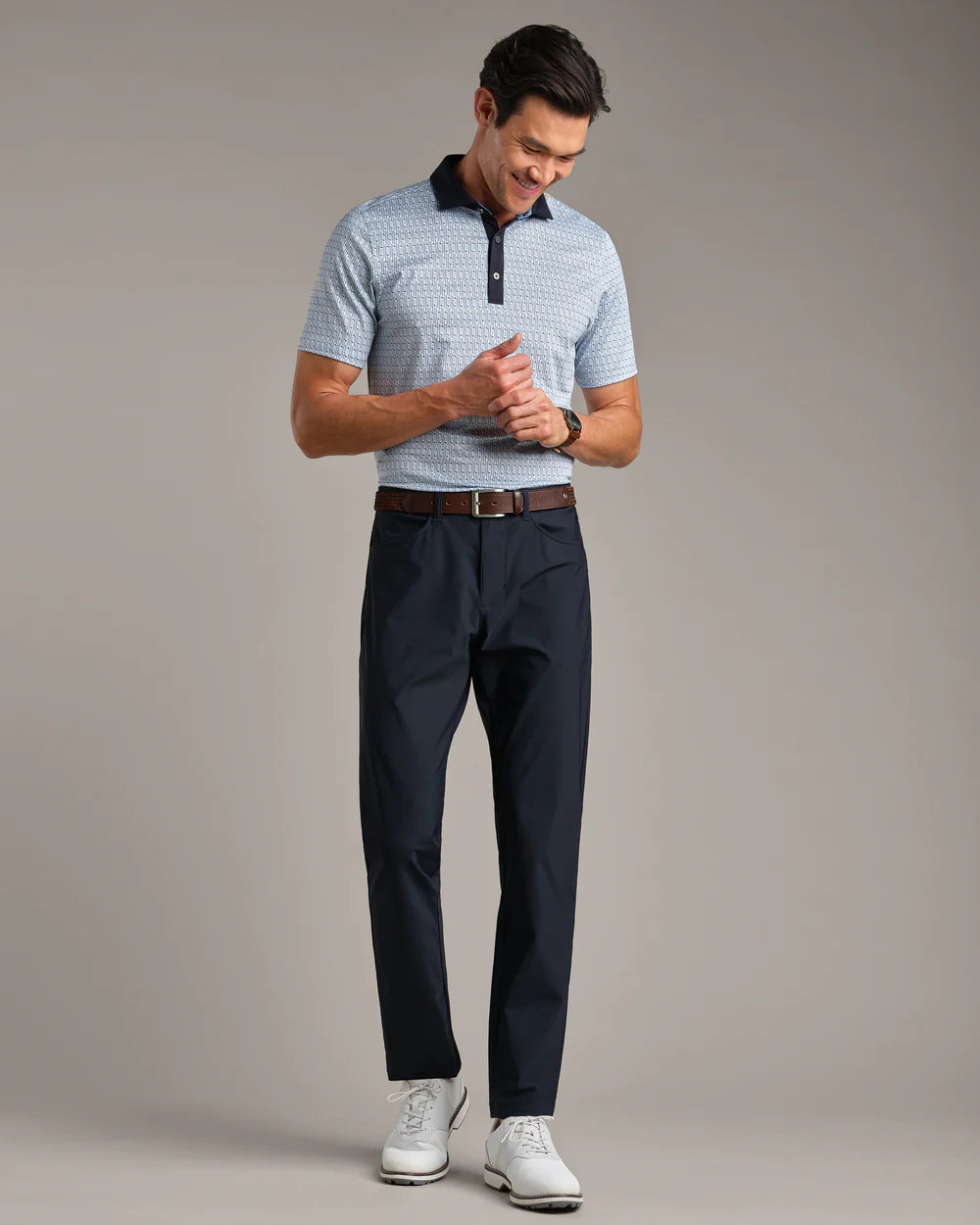 Rhone Golf Sport Polo Spread Collar