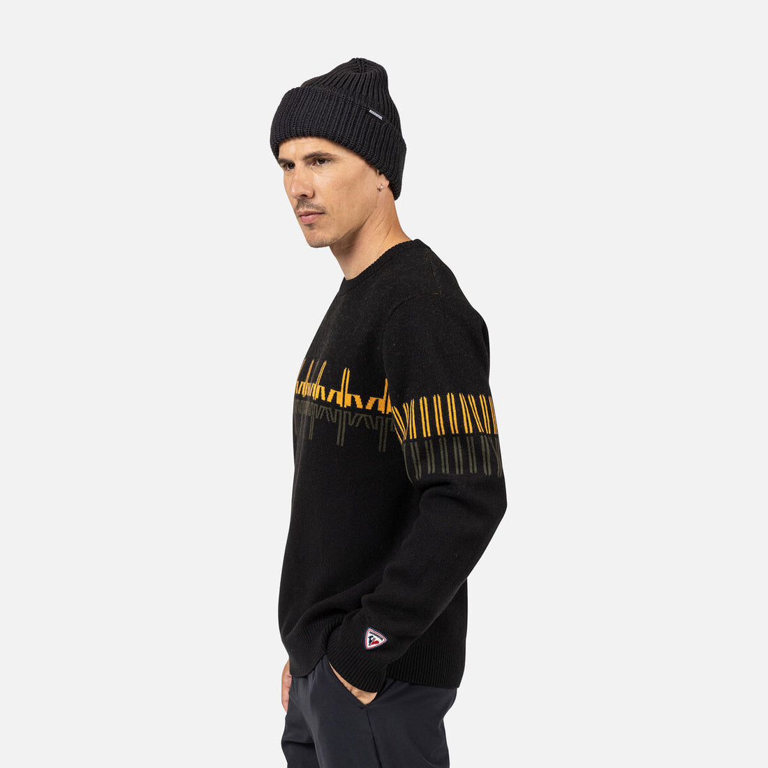 Rossignol Patterned Crewneck Sweater