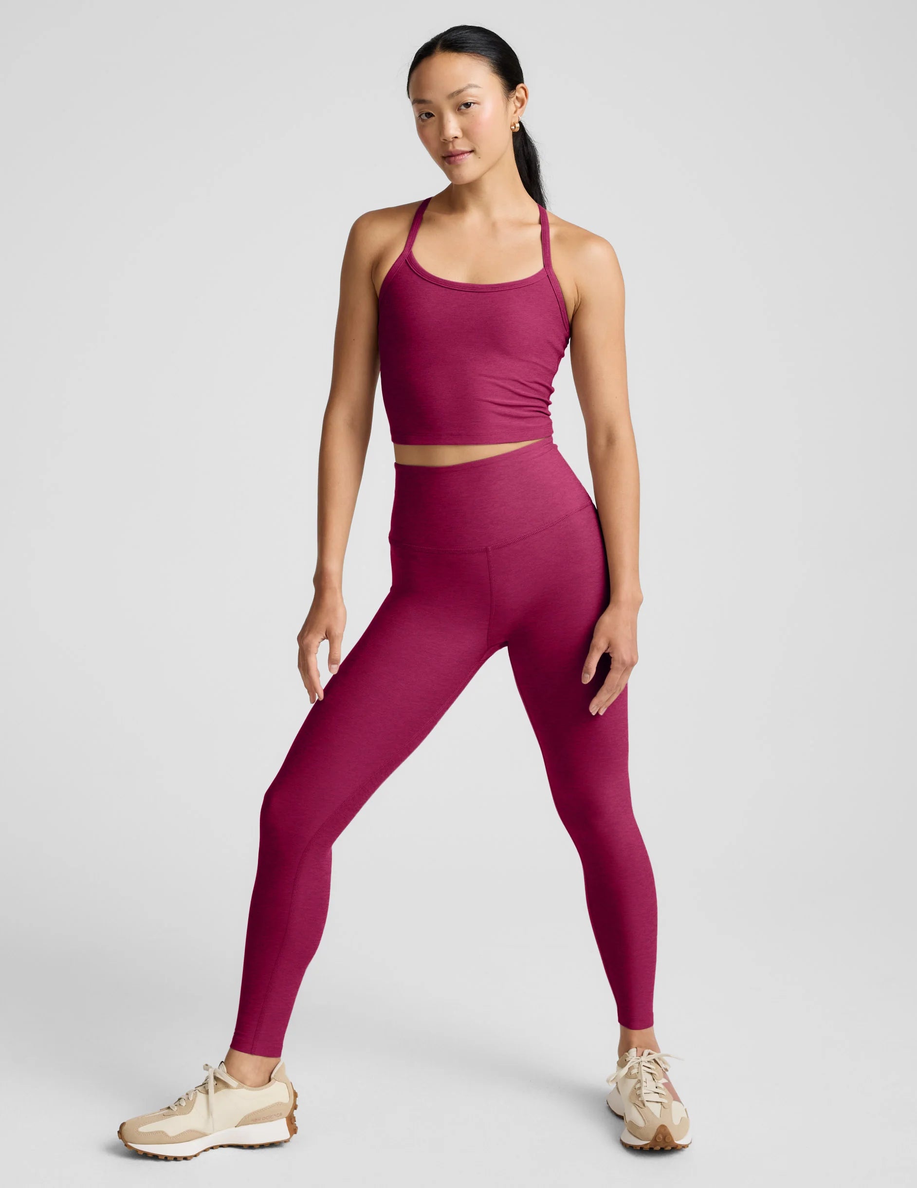 Beyond Yoga Spacedye Slim Racerback Cropped Tank