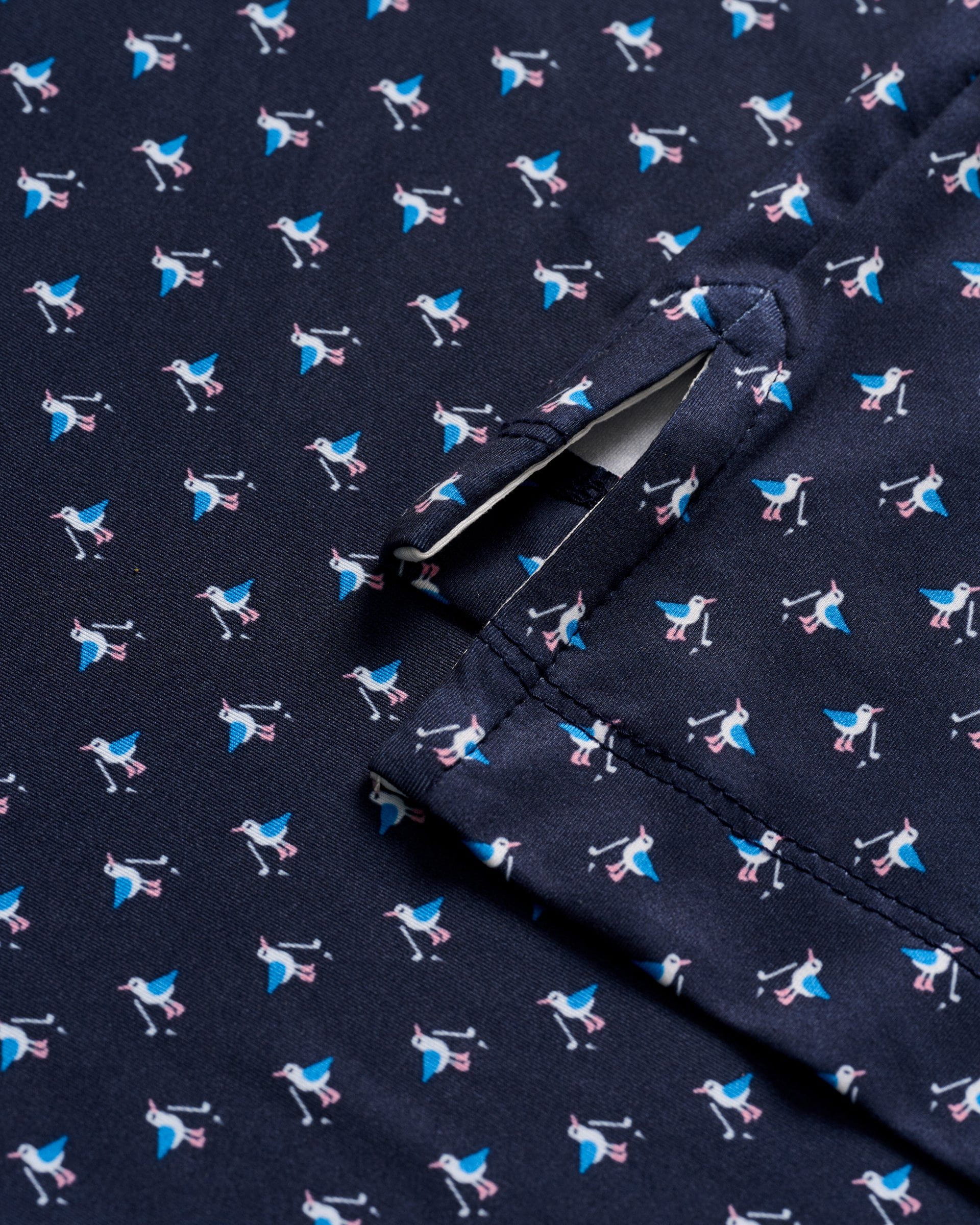 Johnnie-O Performance Featherweight Polo - For the Birdies Print