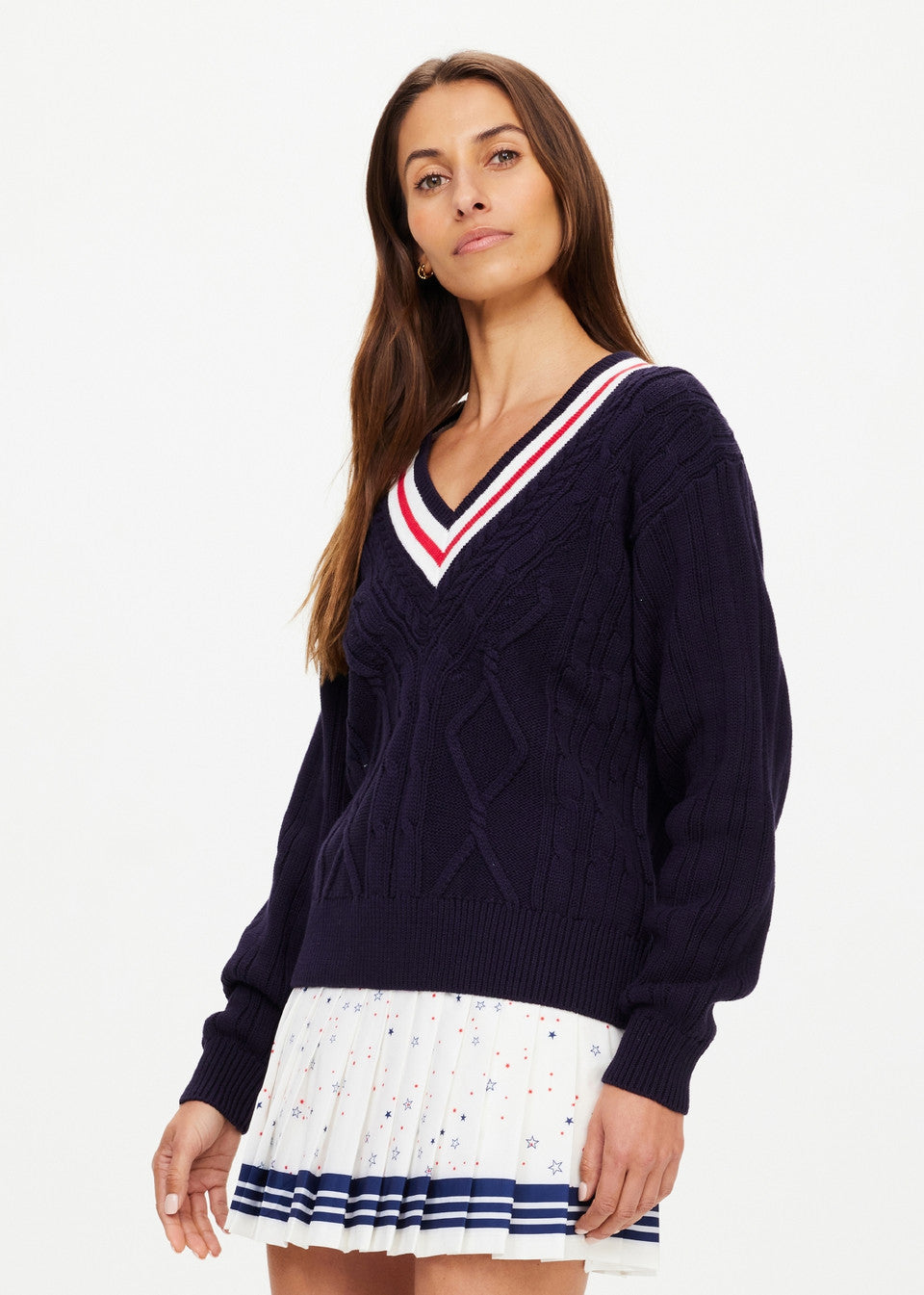 The Upside Renshaw Josette V Neck Sweater
