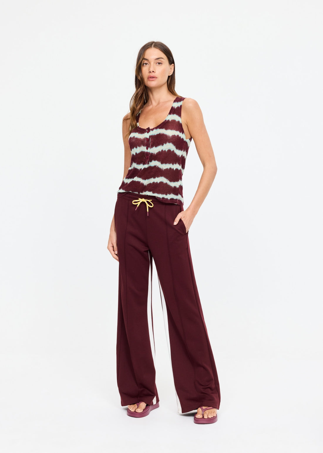 The Upside Marnie Paneled Wide Leg Pant