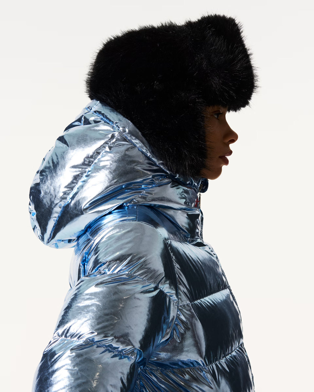 Perfect Moment Metallic Polar Flare Ski Jacket