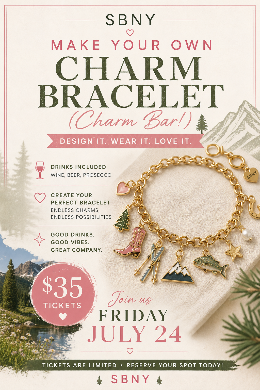 Make Your Own Charm Bracelet (Charm Bar)