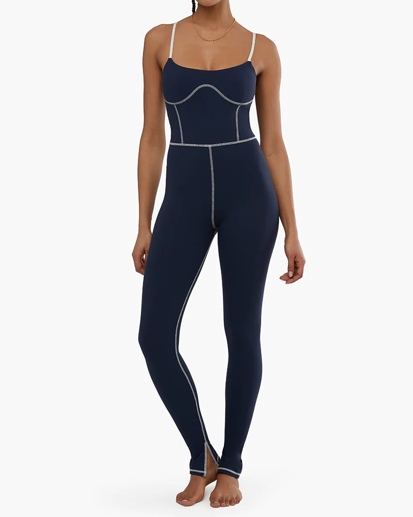 WeWoreWhat Silhouette Ankle Flare Jumpsuit
