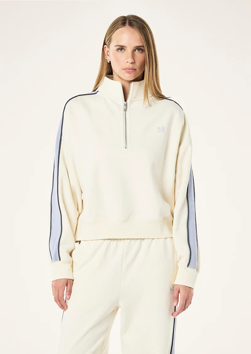 PE Nation Align Zip Neck Sweat