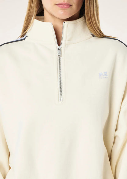 PE Nation Align Zip Neck Sweat