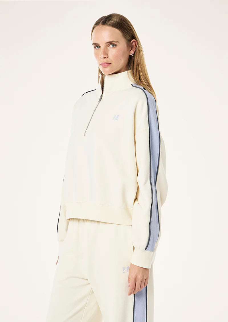 PE Nation Align Zip Neck Sweat