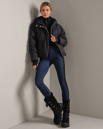 Rhone Après Houndstooth Seamless 1/4 Zip