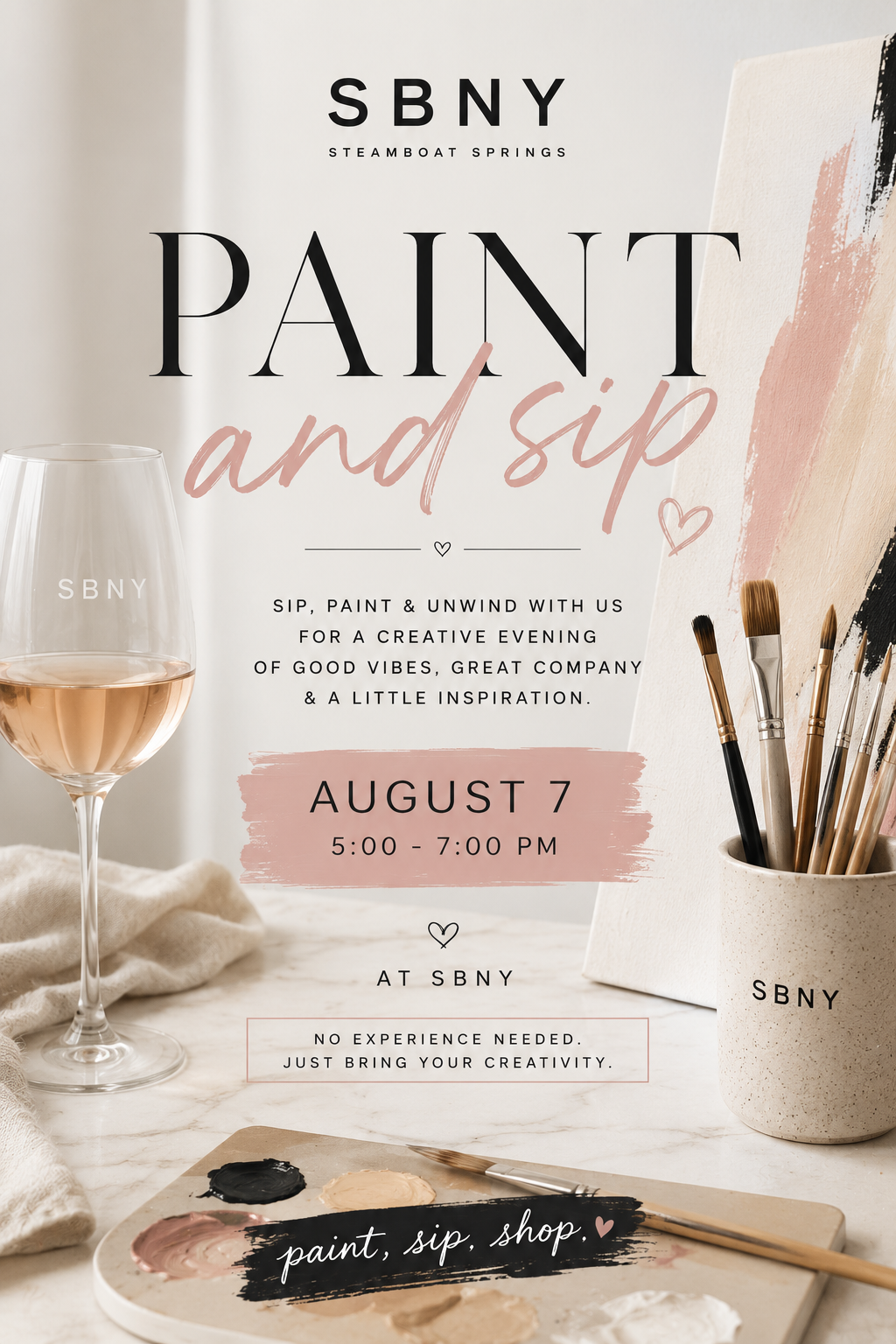 Paint &amp; Sip | August 7th