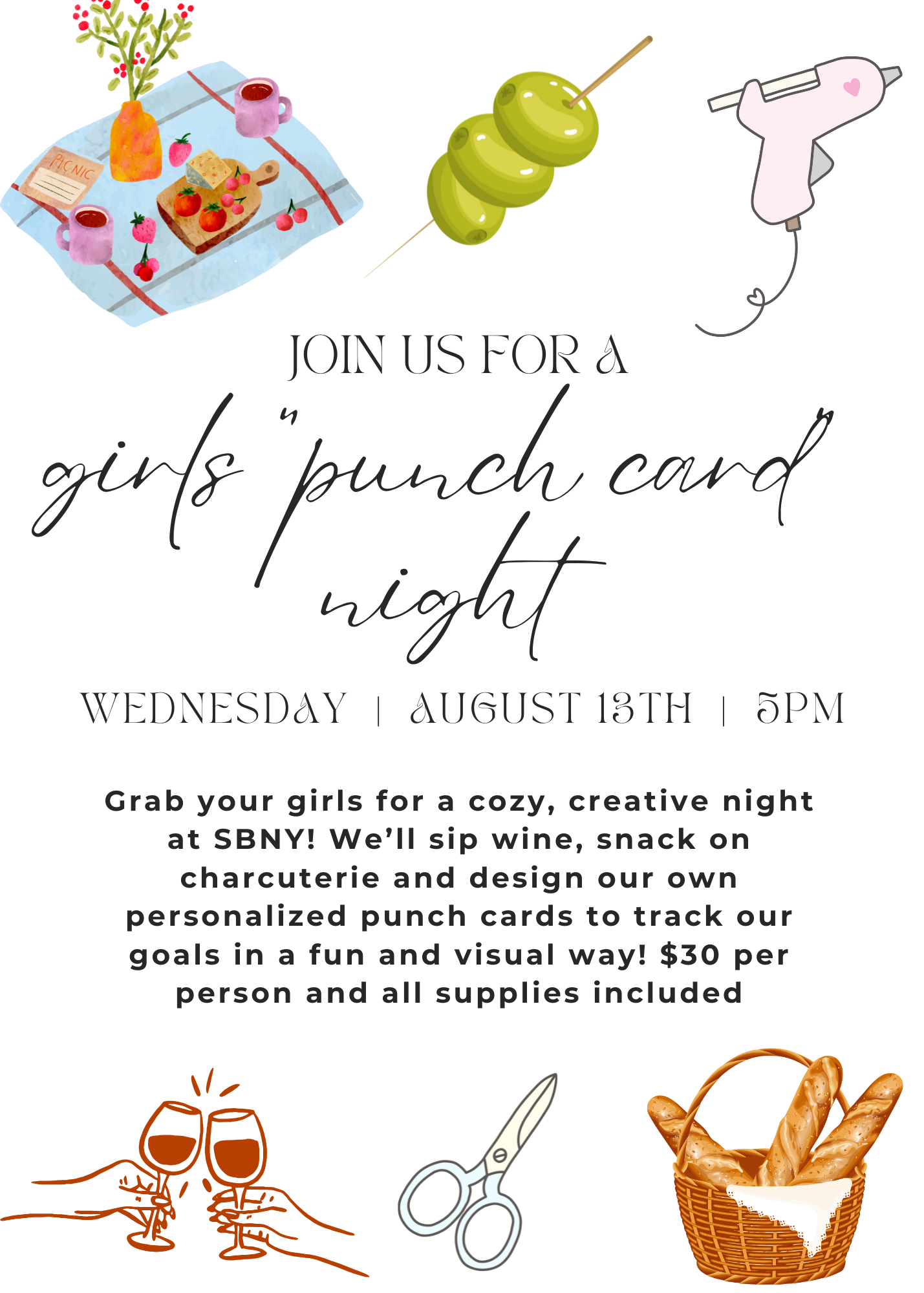 Girls Punch Card Night at SBNY