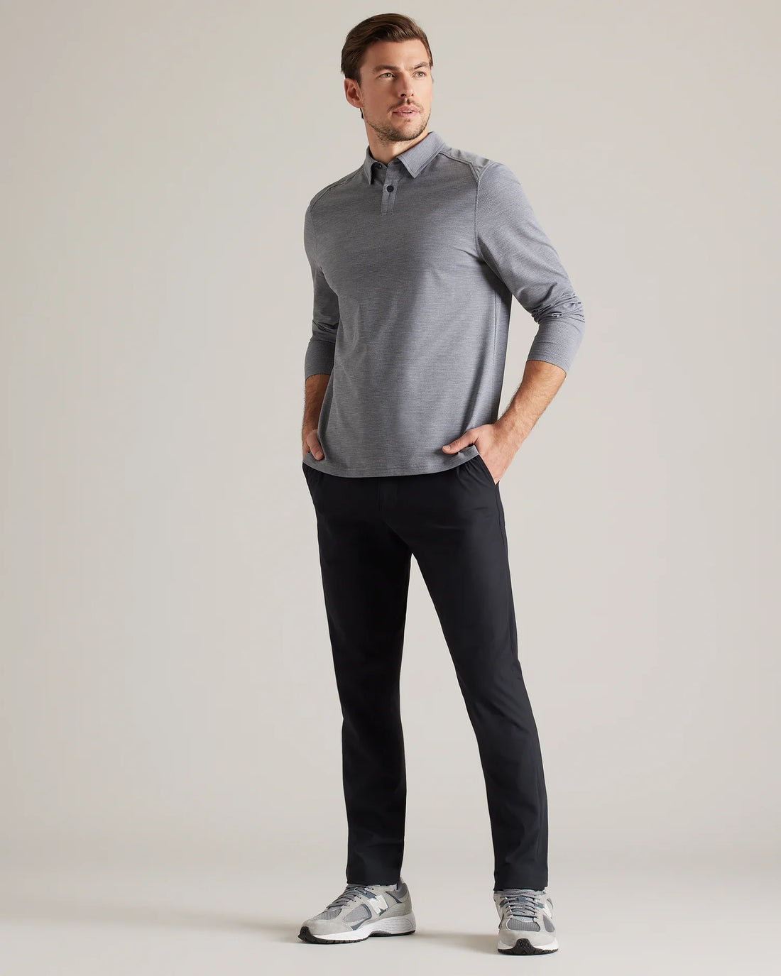 Rhone Commuter Long Sleeve Polo