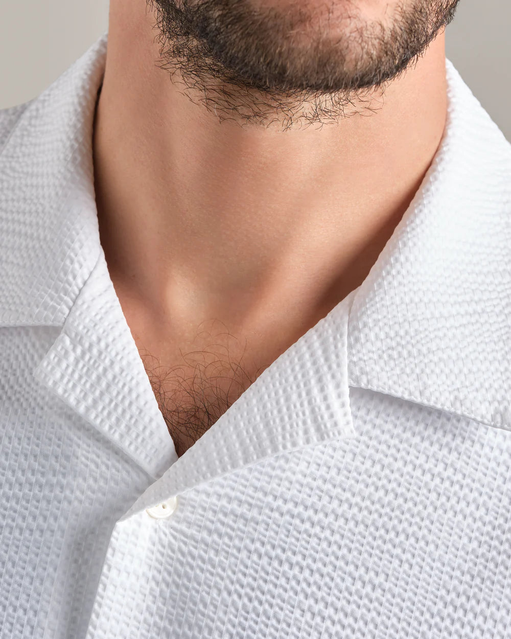 Rhone Commuter Seersucker Camp Collar Shirt