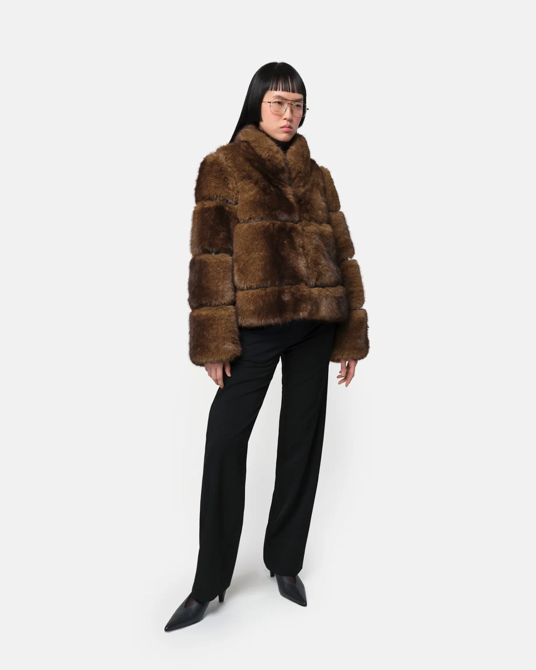 Apparis Sai Faux Mink Coat