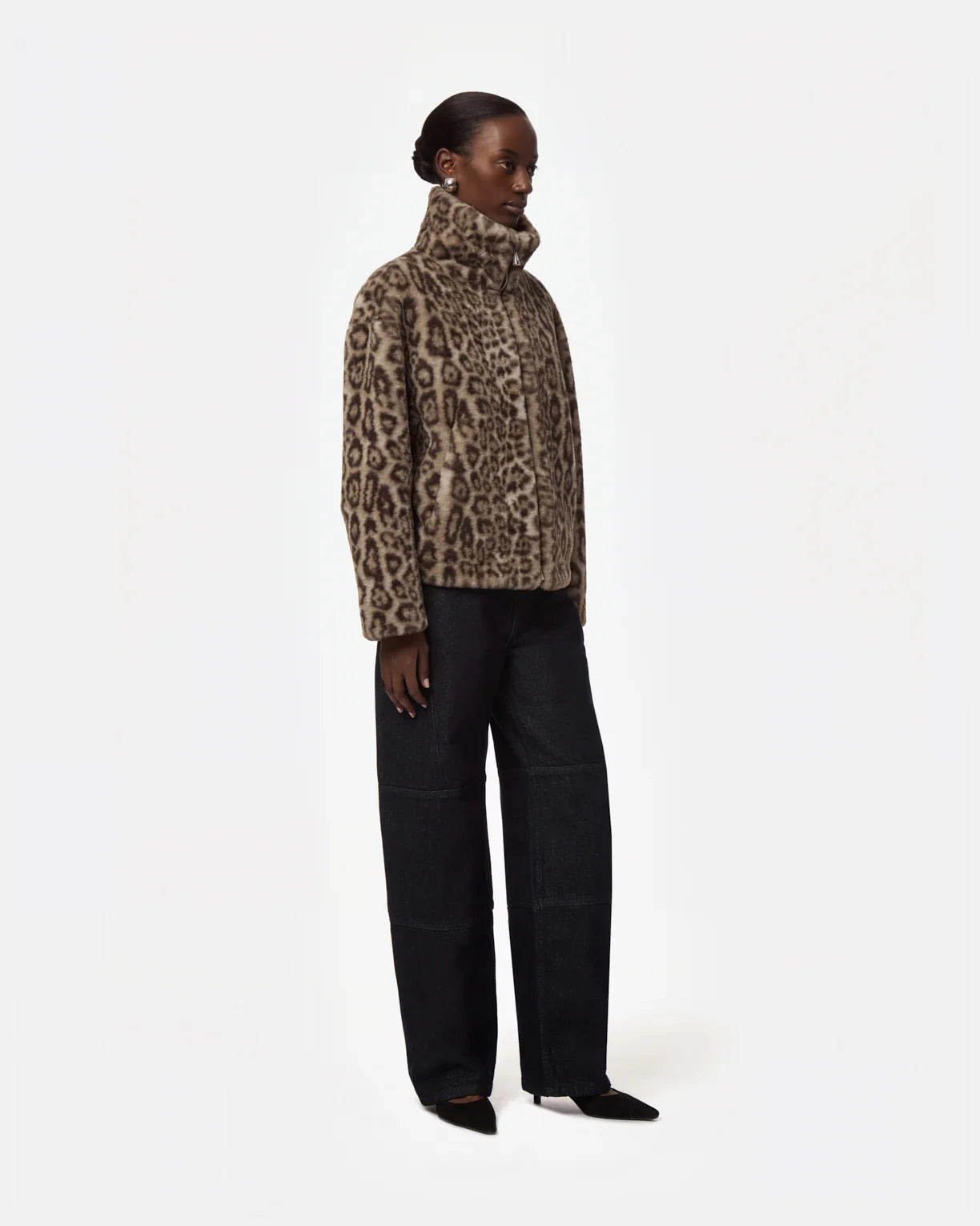 Apparis Brooks Leopard Coat