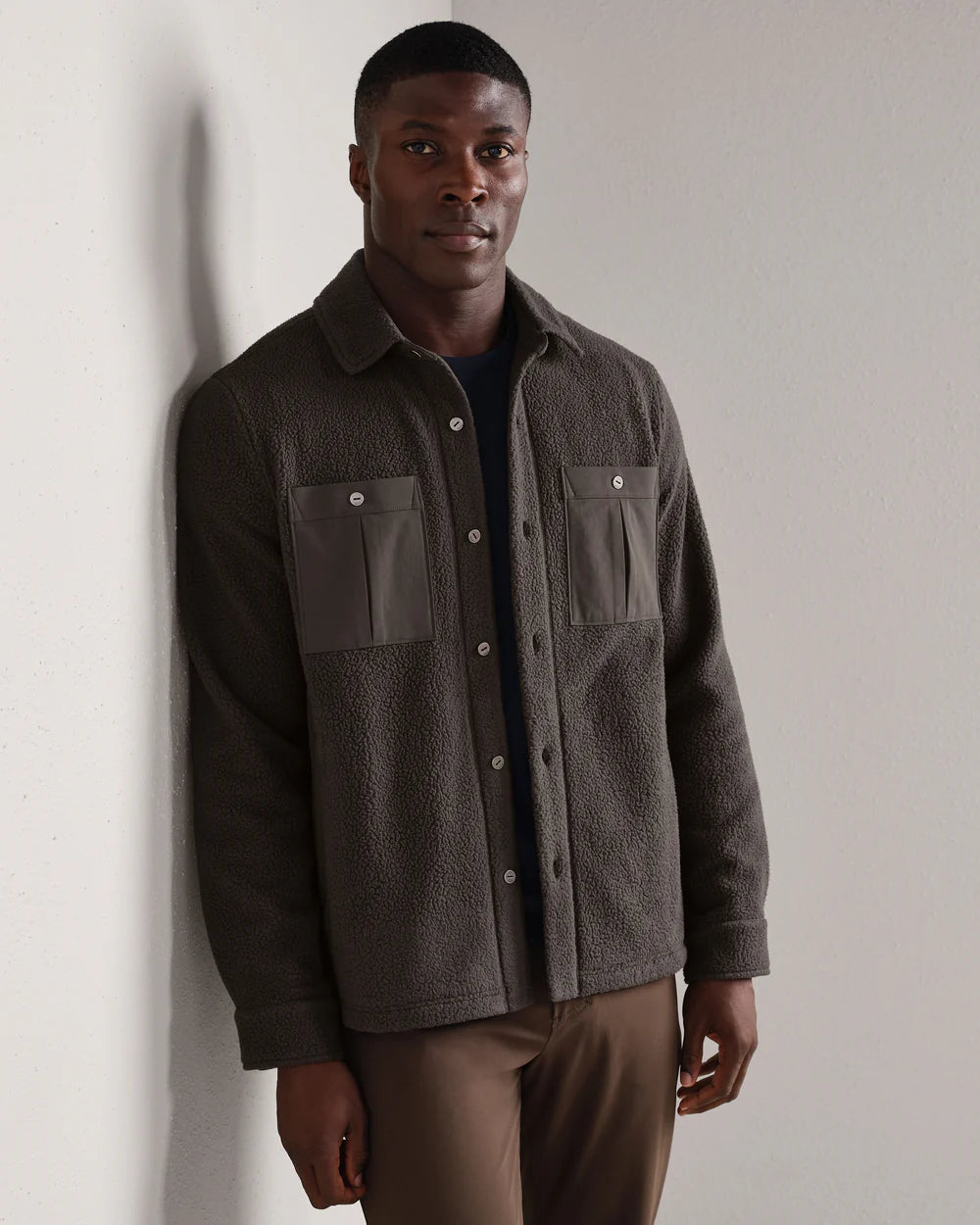 Rhone Fairbanks Fleece Shacket