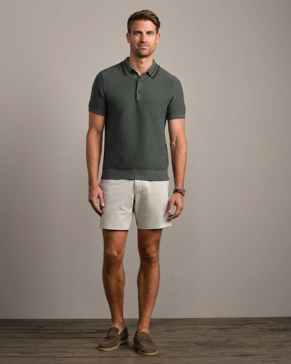 Rhone Fine Knit Sweater Polo