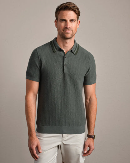 Rhone Fine Knit Sweater Polo