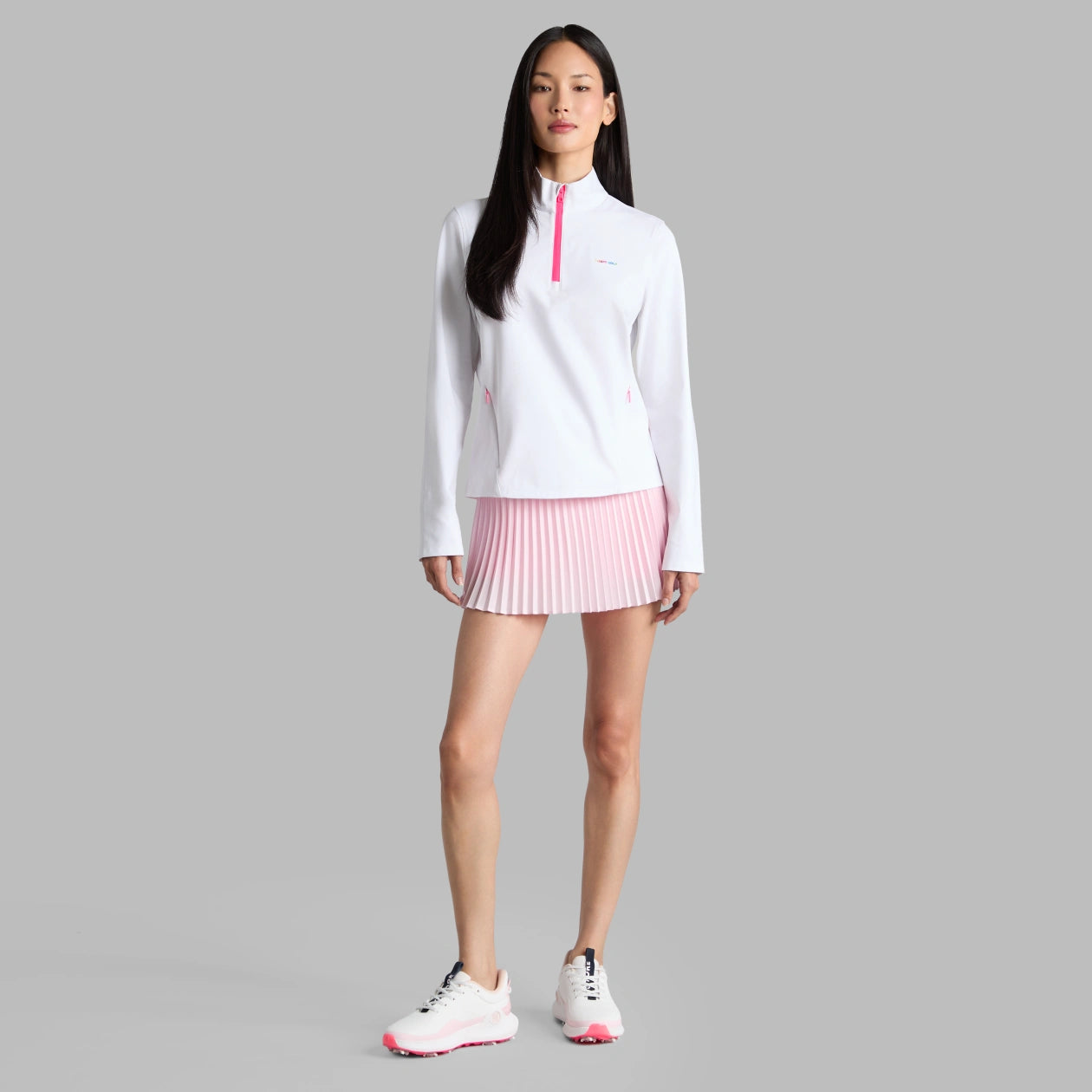 G/Fore I Hate Golf Brushed Back Stretch 1/4 Zip Pullover