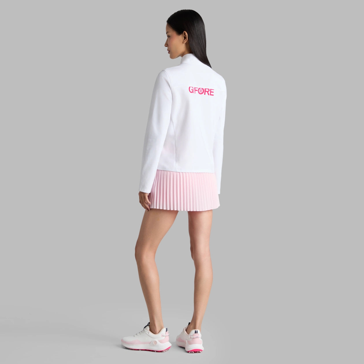 G/Fore I Hate Golf Brushed Back Stretch 1/4 Zip Pullover