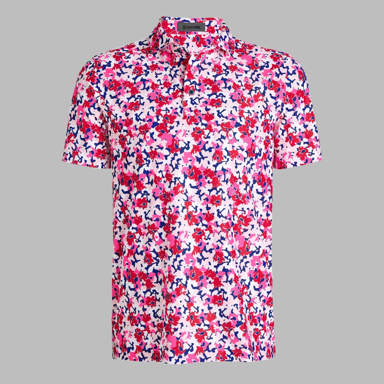 G/Fore Camo Floral, Tech Piqué Polo