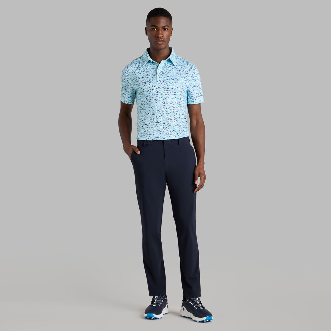 G/Fore Aye Poppy Tech Jersey Polo