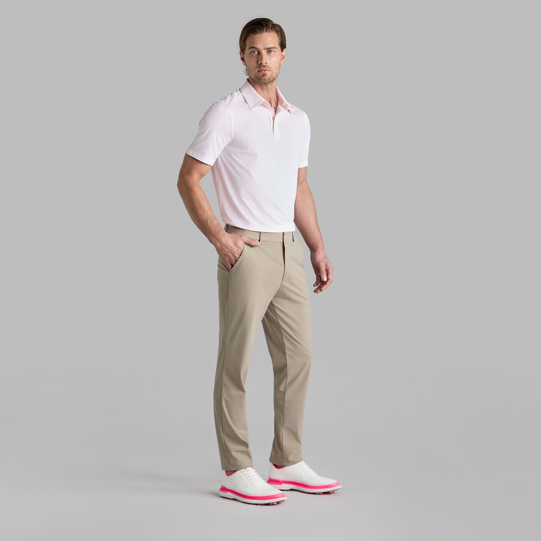 G/Fore Fine Stretch Jacquard Polo
