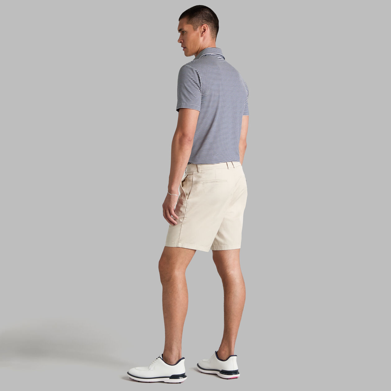 G/Fore All Play Stripe Stretch Knit Polo