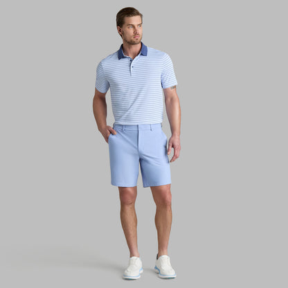 G/Fore Herringbone Stripe Tech Jersey Polo