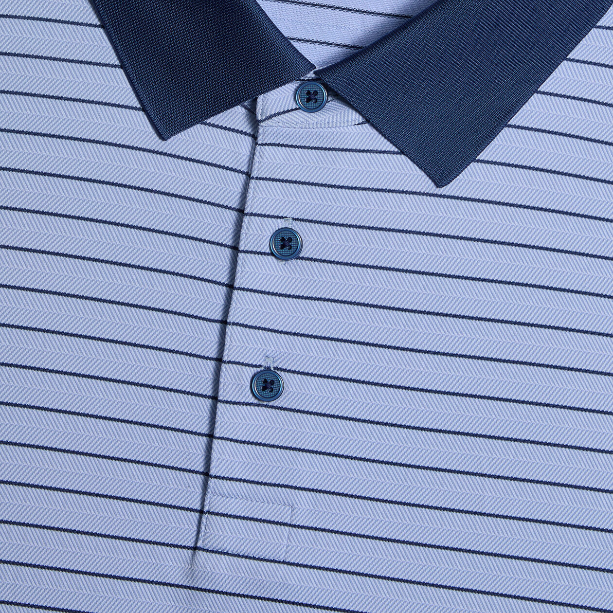 G/Fore Herringbone Stripe Tech Jersey Polo