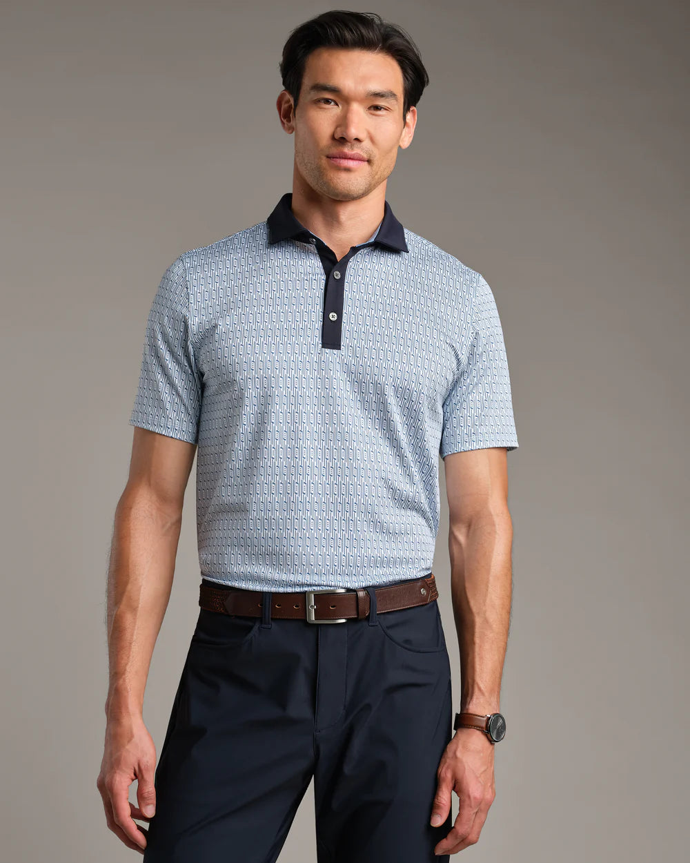 Rhone Golf Sport Polo Spread Collar