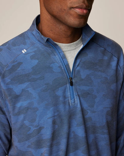 Johnnie-O Galloway Performance Camo 1/4 Zip Pullover