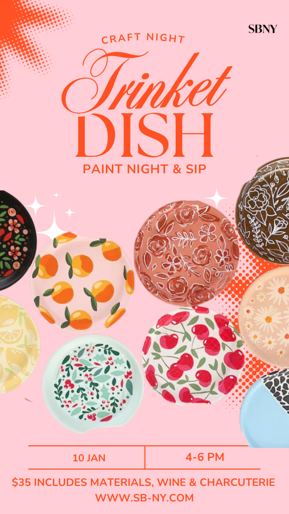 Trinket Dish Paint &amp; Sip Night