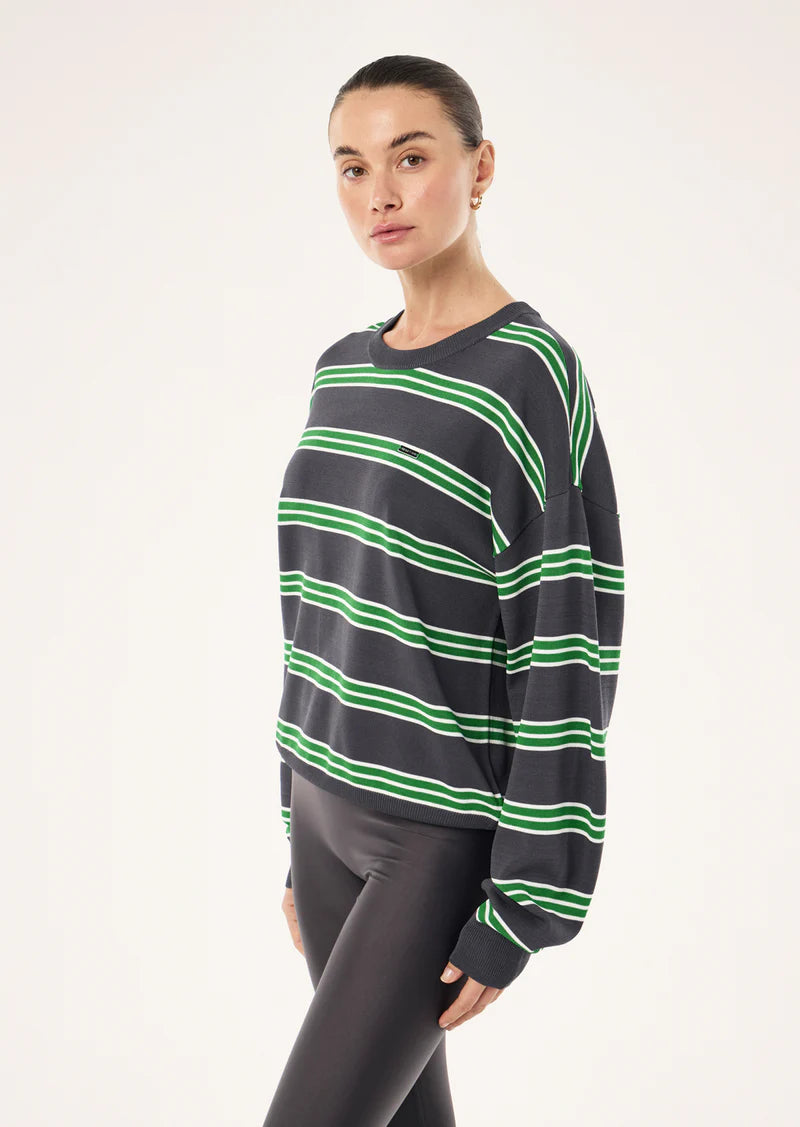 PE Nation Retreat Stripe Sweater
