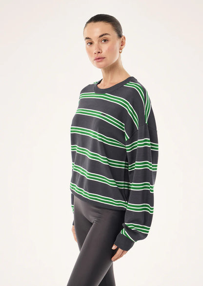 PE Nation Retreat Stripe Sweater