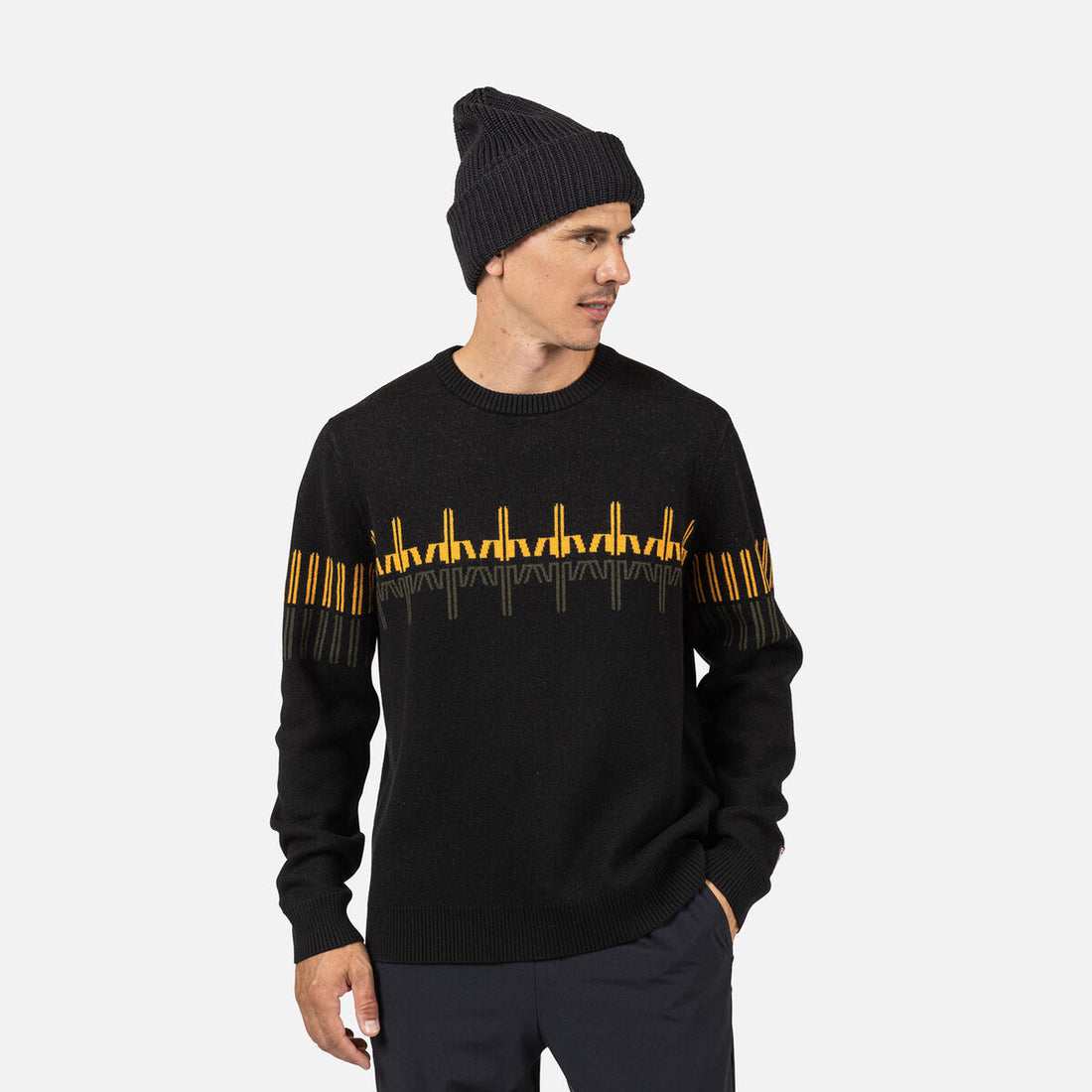Rossignol Patterned Crewneck Sweater