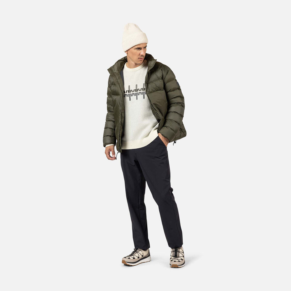 Rossignol Patterned Crewneck Sweater