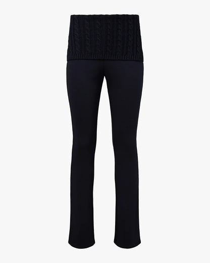 WeWoreWhat Cable Knit Rollover Pant