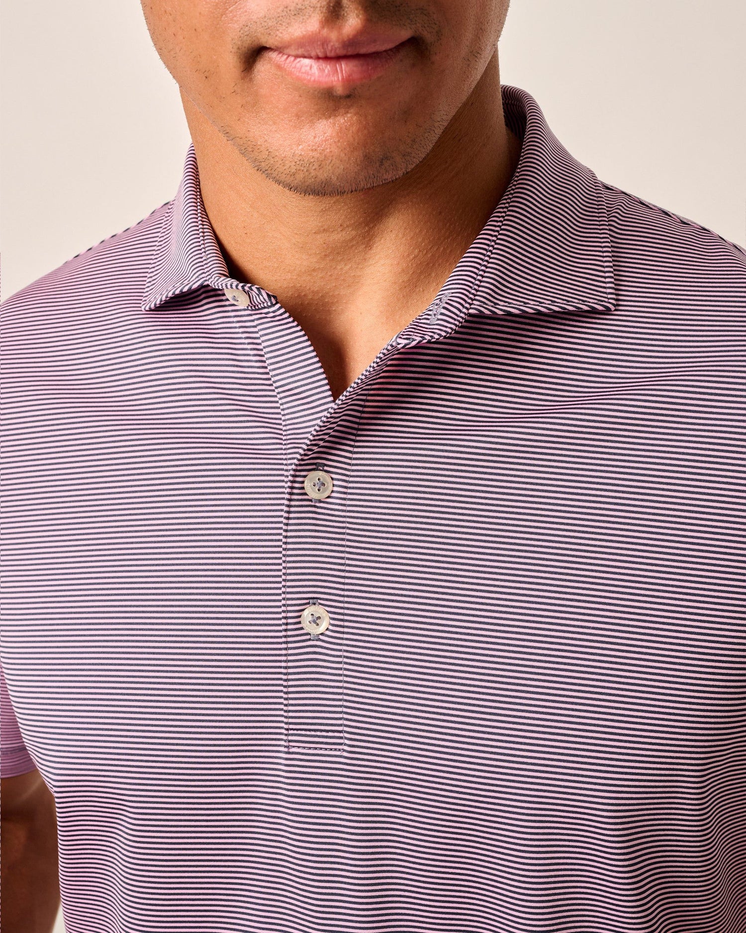 Johnnie-O Performance Jersey Polo - Lyndon Stripe