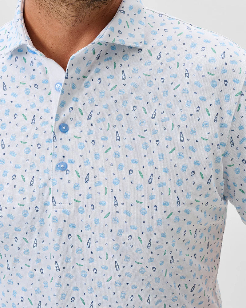 Johnnie-O Performance Mesh Polo - Burgers N Beers